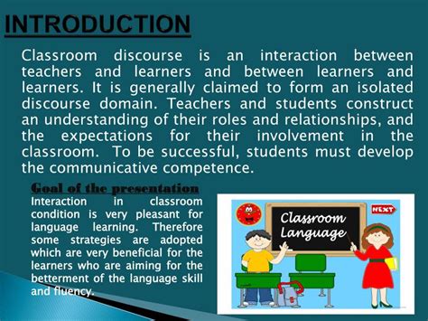 what is discourse in the classroom