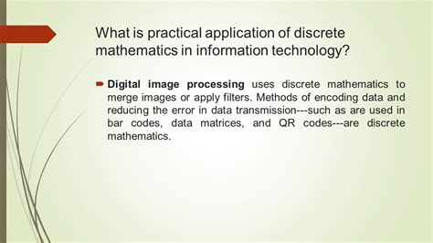 what is discrete mathematics in information technology