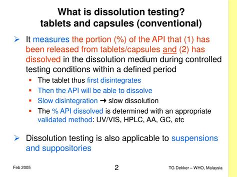 what is dissolution testing