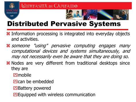 What Is Distributed Pervasive Systems