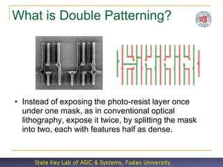 what is double patterning