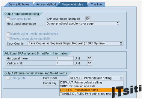 What Is Duplex Print In Sap