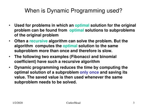 what is dynamic programming technique