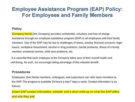 what is eap means in a plan
