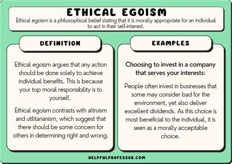 what is egoism in simple words