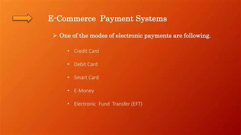 What Is Electronic Payment Method