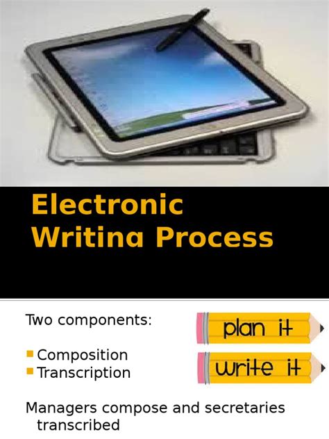 What Is Electronic Writing Process