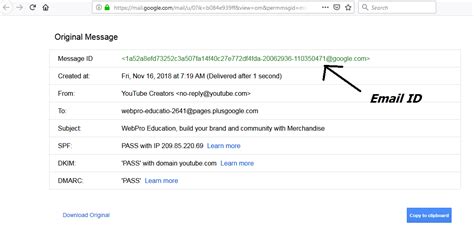 what is email id with example