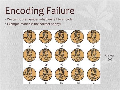 what is encoding failure in the context of memory processes