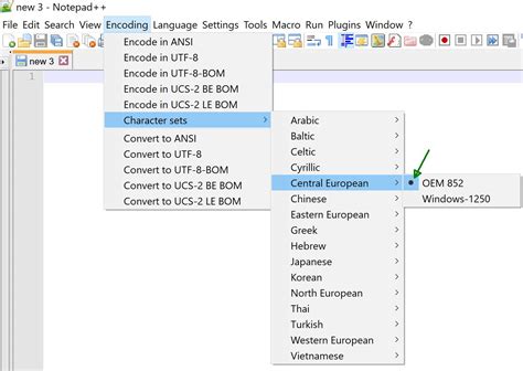 What Is Encoding In Notepad