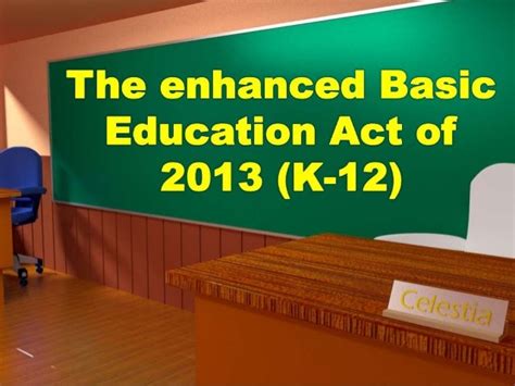 what is enhanced basic education act of 2013