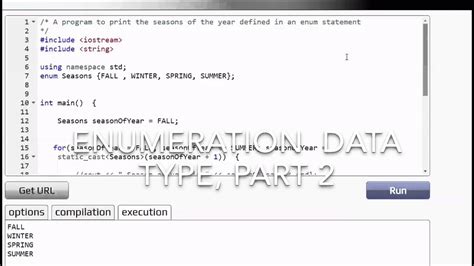 what is enumerated data type in c++