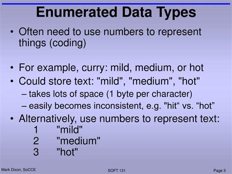 what is enumerated data type with example
