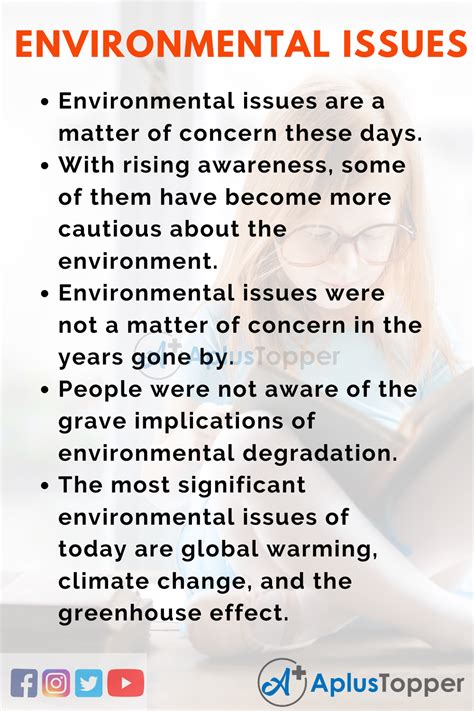 what is environmental issues in easy words