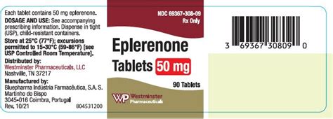 what is eplerenone medication used for