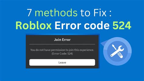 what is error code 524 on roblox