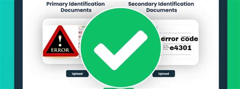 what is error code e4301 on irs website
