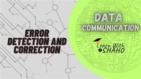 What Is Error Correction In Data Communication