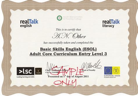 what is esol certification