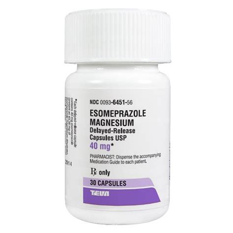 what is esomeprazole magnesium prescribed for