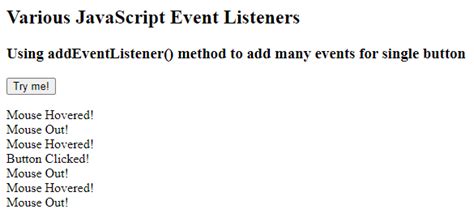 what is event listener in javascript