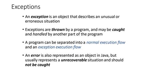 what is exception handling in oops
