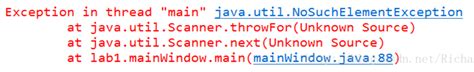 What Is Exception In Thread Main Java.util.nosuchelementexception