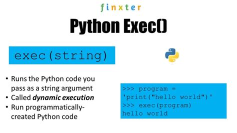 what is exec in python