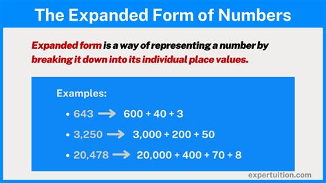 what is expanded form with example