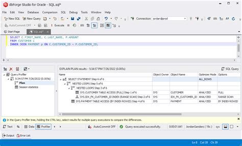 what is explain plan in sql