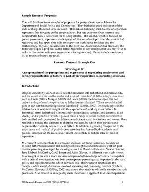 what is explained in the study setting of a research proposal