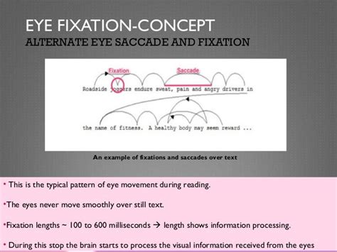 what is eye fixation in reading