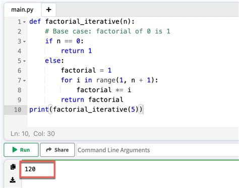 what is factorial in python