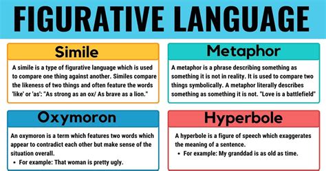 what is figurative language give two examples