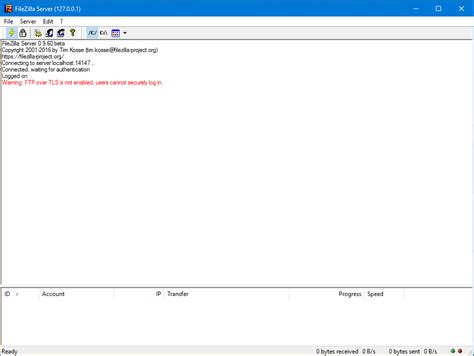 What Is Filezilla Server Interface