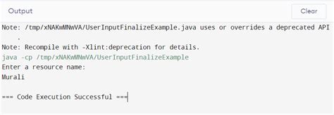 what is finalize method in java with example