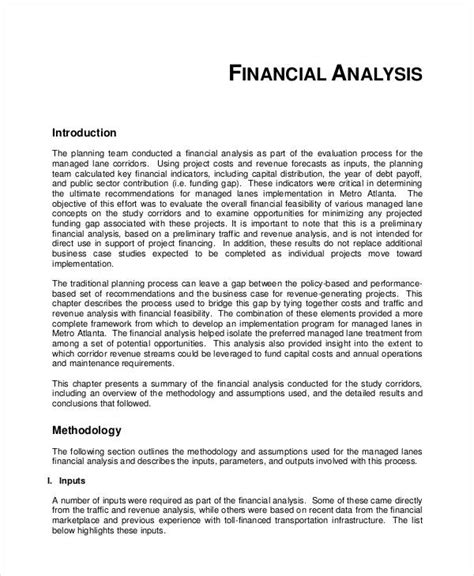 what is financial aspect in feasibility study