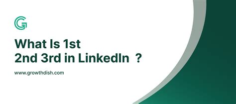 what is first second third in linkedin