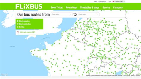 what is flixbus destinations