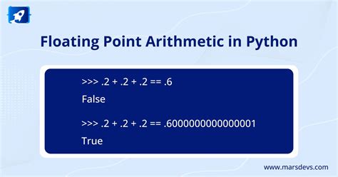 what is floating point arithmetic in python