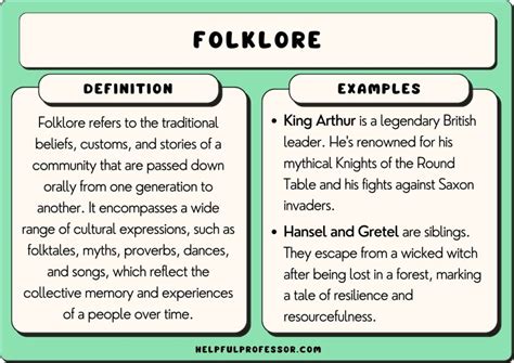 What Is Folklore Example