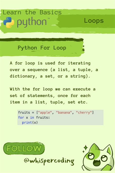 what is for loop in python in easy words