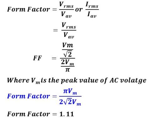 what is form factor in physics