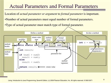 what is formal parameter and actual parameters