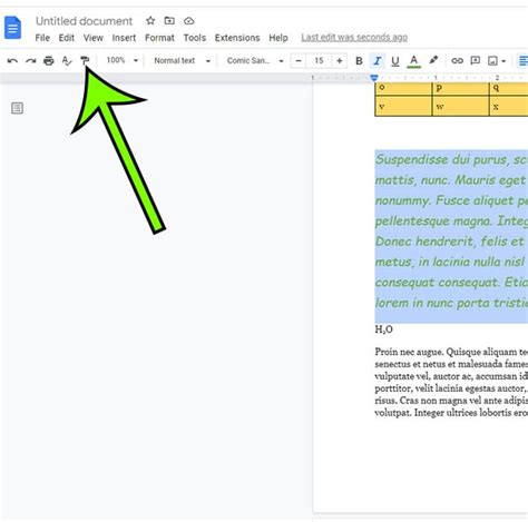 what is format painter in google docs