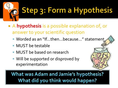 what is forming a hypothesis in scientific method
