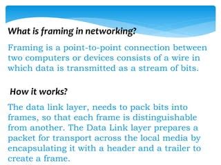 what is framing in networking
