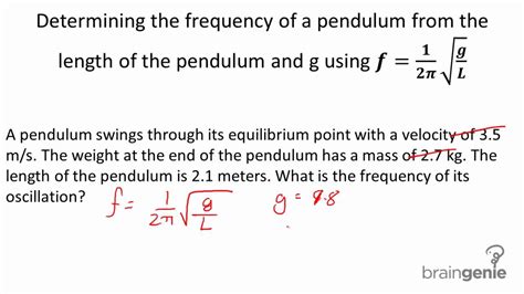 What Is Frequency Of A Pendulum