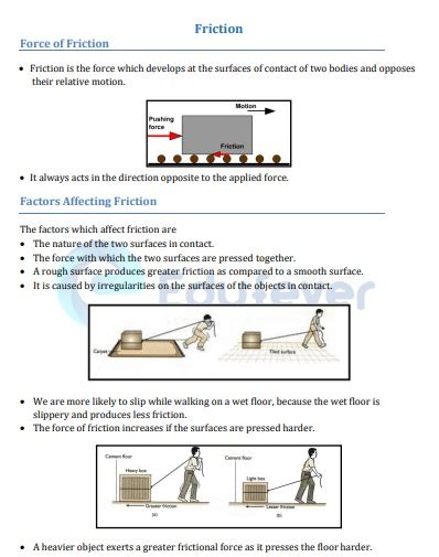 what is frictional force class 8 questions