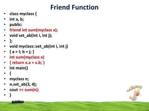what is friend function explain with an example